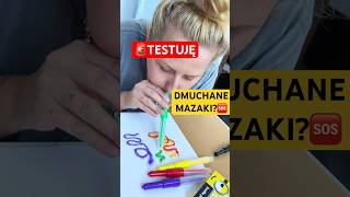 🆘TESTUJĘ DMUCHANE MAZAKI ivoadventures test shorts drawing testujemy artist painting testy [upl. by Aerdnat]