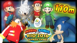 ABM Mario amp Sonic Rio Olympic 110m Hundles Gameplay Match [upl. by Aro40]