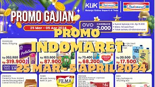 Promo Indomaret 25 Maret 5 April 2024  Promo Gajian Indomaret [upl. by Erlinna]