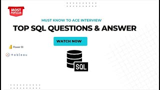 25 Essential SQL Questions to Land Your Dream Tableau amp Power BI Job [upl. by Julieta]