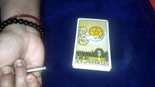 💰 💰 ace of pentacles minor arcana card description in hindi हिंदी में सीखें टैरो कार्ड💰 💰 [upl. by Laubin902]