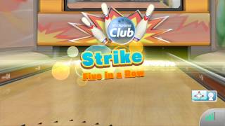 Wii Sports Club  100 Pin Bowling 3player online HD Gameplay [upl. by Newby]