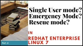 Differences between Emergency and Rescue mode in Linux  RHEL7 CentOS7 Part4 [upl. by Mazman]