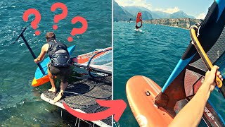 Diese WindsurfSession war nicht easy🤯 [upl. by Ylecic696]