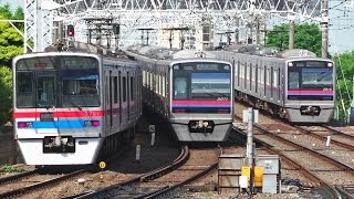 Rail Live 京成高砂駅ラッシュ Keisei Takasago Rush Hour [upl. by Japeth]