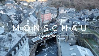 Aerial Tour Of Monschau Germany Breathtaking Drone Footage 4K [upl. by Ahmad]