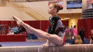 Whitney  Level 7 Gymnastics State Champion 38225 [upl. by Elison163]