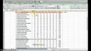 Como promediar laas calificaciones de los alumnos [upl. by Columbus]