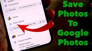 How to save photos in google photos  How to Backup Photos in Google Account [upl. by Anna-Maria]