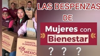 APOYO ALIMENTARIO MUJERES CON BIENESTAR  DESPENZAS👱‍♀️👩‍🦳❓️🥚🧂 [upl. by Elleina]