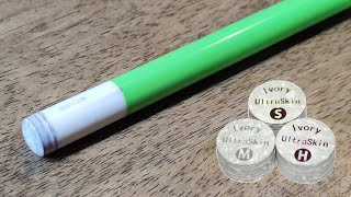 Installing a Ultra Skin Ivory on a Mizerak Pool Cue [upl. by Icyac127]