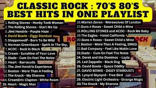 Classic Rock  70S 80S Best Hits in One Playlist [upl. by Eivets]