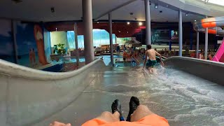 Open Space And Down Under Water Slide at Galaxy Erding [upl. by Oirasan]