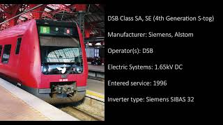 Siemens GTOVVVF DSB Litra SA Stog Inductor recorded [upl. by Oringas]