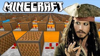 Cancion De quotPIRATAS DEL CARIBEquot He is a Pirate EN BLOQUES DE NOTA  Minecraft [upl. by Reed479]