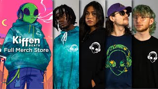 Kiffen Beats Merch Store Release 👽👕 FREE INTERNATIONAL SHIPPING  Read Description [upl. by Ailerua]