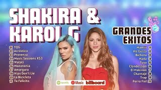 Karol G y Shakira Grandes Exitos 2023 [upl. by Olram]