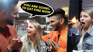 Eating Fire in Delhi With Fukra Insaan  Delhi Street Food  India Day 14 [upl. by Andrea]