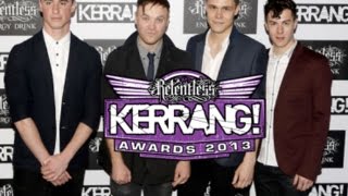 Sophie Eggleton Interviews Don Broco at the Relentless Kerrang Awards 2013 [upl. by Kumagai]