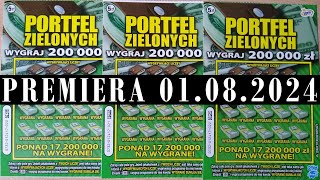 Premiera Portfel zielonych  Lotto 01082024 [upl. by Ennovihs]