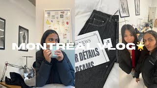 MONTREAL VLOG🌟cafe thrift store atelier détails [upl. by Assilat]