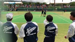 2018 ソフトテニス 西日本インカレ 団体戦 決勝 四日市大学 vs 関西大学 第1対戦 [upl. by Nysilla316]