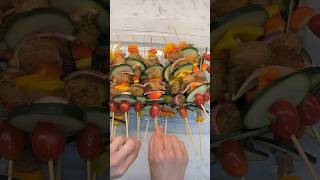 Chicken skewers bbq momlife love sunday family foryou quickrecipe funny shorts [upl. by Eeneg]