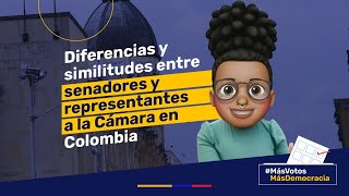 ¿Cuál es la diferencia entre un Senador y un Representante a la Cámara en Colombia  Pola explica [upl. by Zilada]