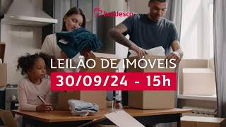 Leilão de Imóveis Bradesco  30092024 às 15h [upl. by Gerita]