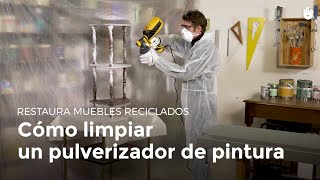 Cómo limpiar un pulverizador de pintura  Restaurar muebles [upl. by Swift]