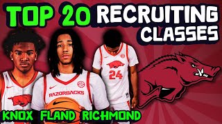 Meet The Recruits  Arkansas  Top 20 College Basketball Recruiting Class Rankings [upl. by Bone]