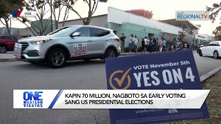 One Western Visayas Kapin 70 million nagboto sa early voting sang US Presidential Elections [upl. by Englebert112]