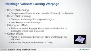 Understanding Warpage and Shrinkage in Moldflow Insight Part 1 [upl. by Auqinat8]