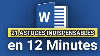 Word  21 TRUCS et ASTUCES pour lutiliser comme un PRO  tuto gratuit pour débutant sur Word [upl. by Cynarra]