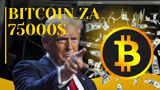 DONALD TRUMP VYKOPOL BITCOIN NA 75 000 [upl. by Beisel]