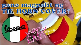 HOW TO REMOVE TIE HORN COVER OF VESPA [upl. by Nothgiel450]