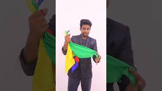 Hanky Silk Magic Trick silk hanky magic trick magician illusion jadu jadugar naju [upl. by Itsyrc]