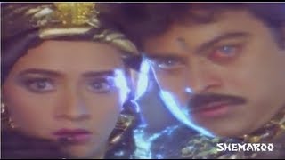 Raja Vikramarka movie songs  Naagini Vo Bhoginivo song  Chiranjeevi Amala Raadhika [upl. by Einaffyt]