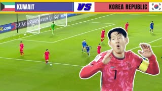 round 2 Kuwait VS Korea republic kualifikasi AFC ASIA 2026 [upl. by Siramad]