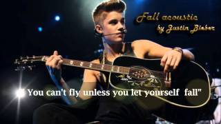 Fall  Justin Bieber Karaoke HD [upl. by Svensen]