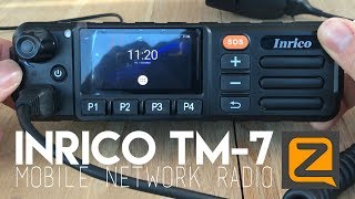 Inrico TM7 Network Mobile Radio  Part 3  Button Mapping amp Radio Testing [upl. by Iraam]