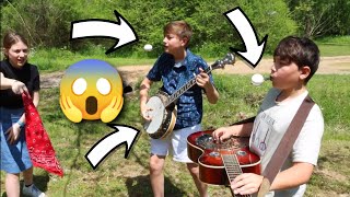 Can they do it Crazy musical challenge😱 cotton picking kids [upl. by Winfrid]