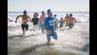 Port Stanley Polar Bear Dip 2018 [upl. by Llevert]