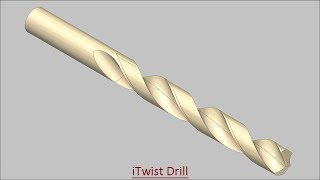 iTwist Drill  Autodesk Inventor Tutorial with caption and audio narration [upl. by Frechette]