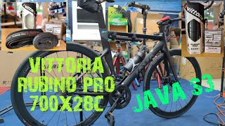 UPGRADE VITTORIA RUBINO PRO 700x28C FOR JAVA SILURO 3 [upl. by Inalawi]