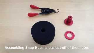 Assembling FingerTechs quotSnap Hubsquot [upl. by Corso]