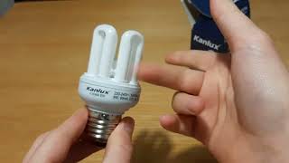 Kanlux 9w 2700K CFL  Žárovky [upl. by Yelloh]