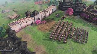 Age of Empires IV  JAPANESE LAST STAND [upl. by Rodi]