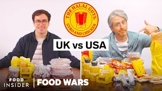 US vs UK Halal Guys  Food Wars [upl. by Sac]