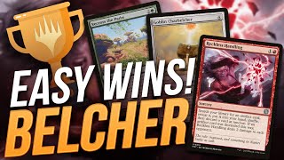 EASY TURN 2 WINS amp TROPHY 🏆 MTG Modern Goblin Charbelcher  Reckless Handling  Magic The Gathering [upl. by Barvick481]